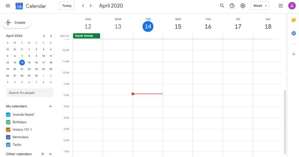 Google Календарь с уведомлениями на рабочем столе и по почте