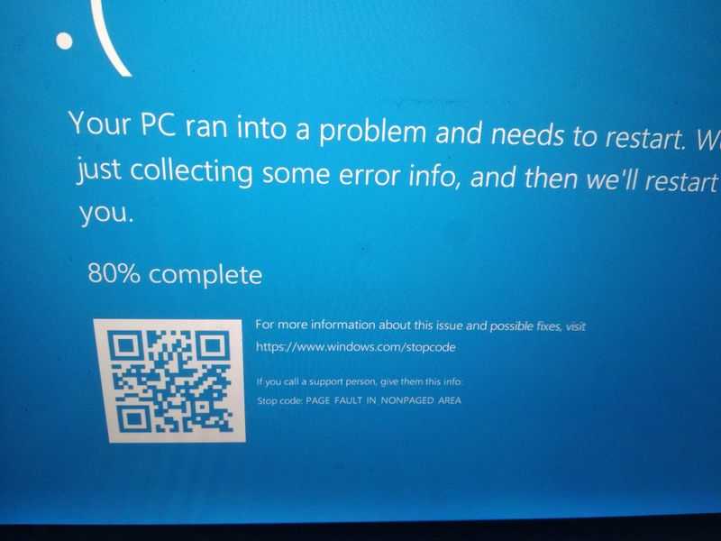 Fix: page_fault_in_nonpaged_area error bsod in windows 10