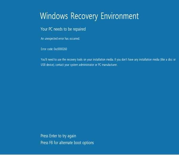 Ошибка 0xc0000221 восстановления на синем экране в windows 10