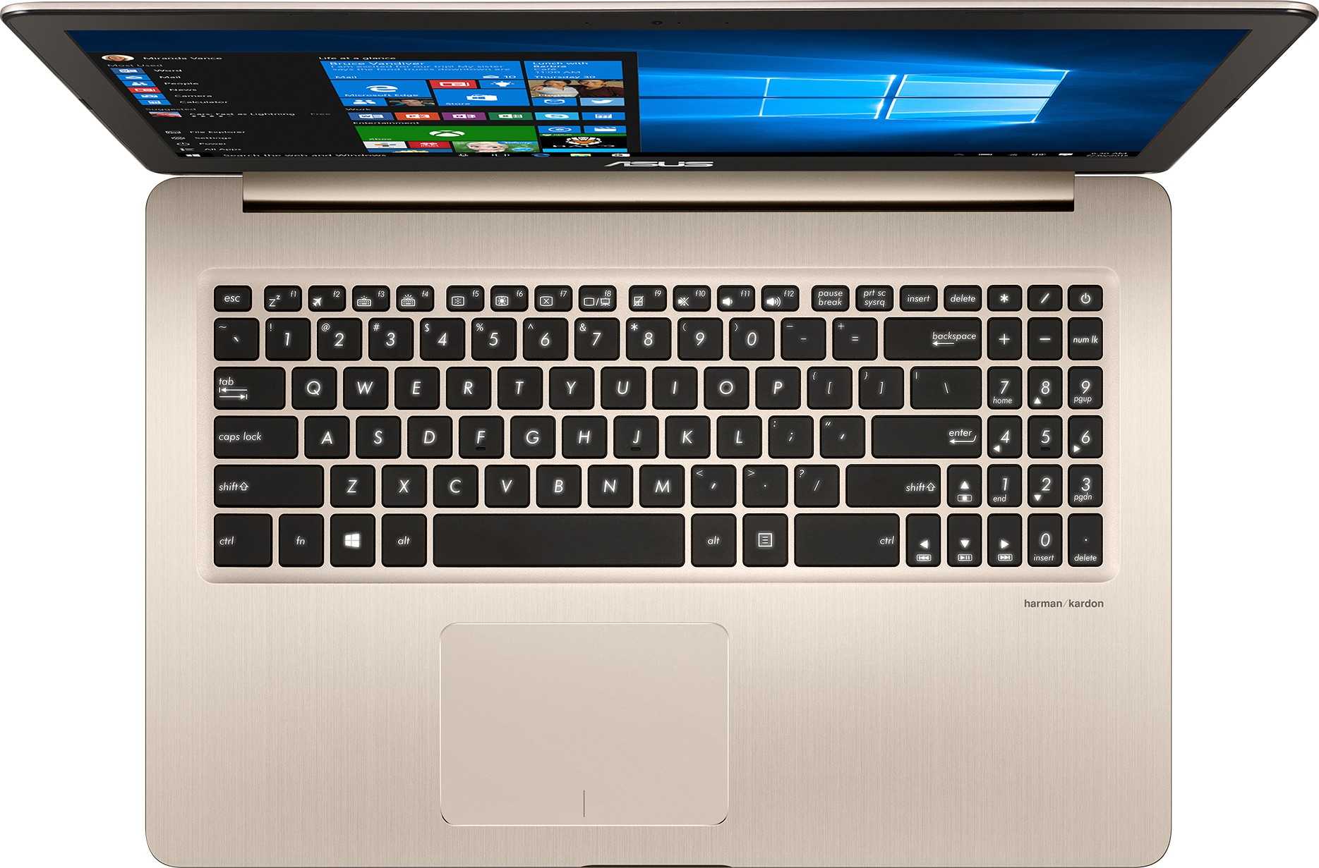 Ноутбук Asus VivoBook Pro 15 N580VD (N580VD-DM045T) Gold - подробные характеристики обзоры видео фото Цены в интернет-магазинах где можно купить ноутбук Asus VivoBook Pro 15 N580VD (N580VD-DM045T) Gold