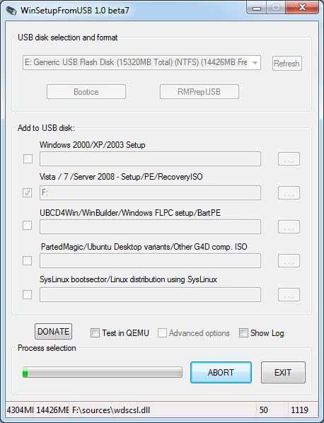 Установка Windows XP с флешки USB