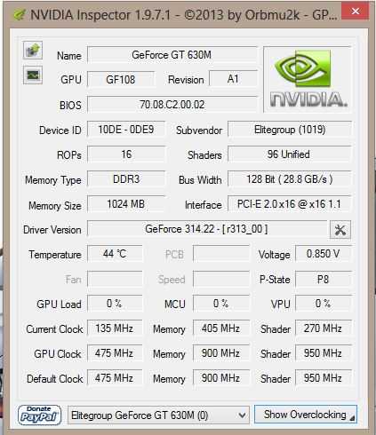 Nvidia geforce gt 630 oem - обзор и характеристики видеокарты