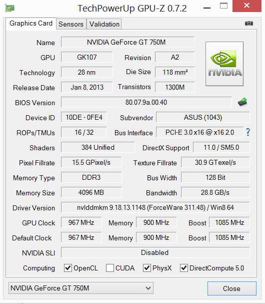 Обзор игровое тестирование видеокарты NVIDIA GeForce GT 650M