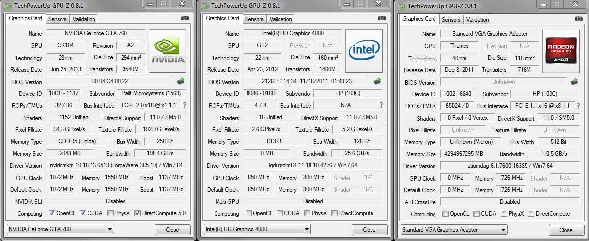Обзор  и тестирование видеокарты Nvidia GeForce GTX 760M