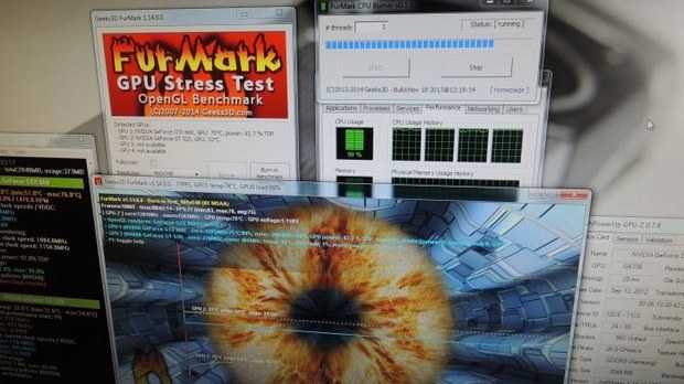 Стресс-тест видеокарты nvidia