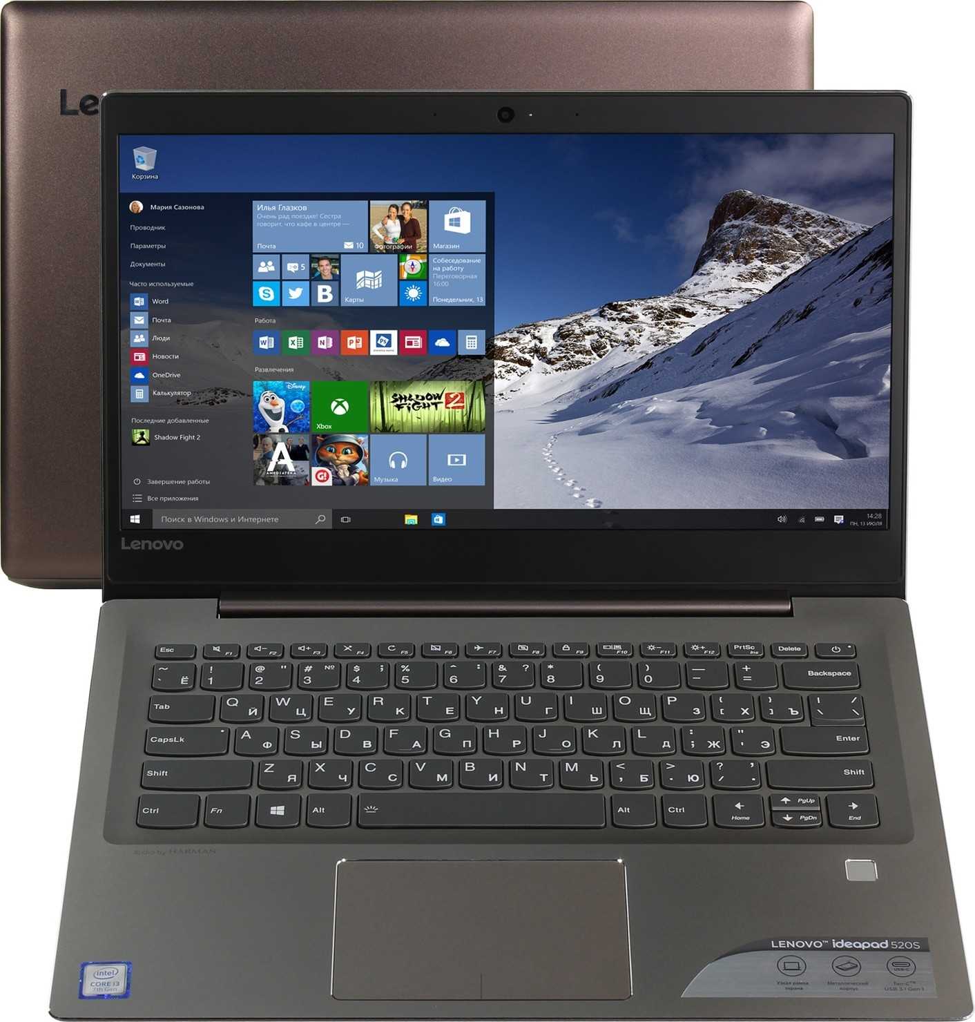 Ноутбук lenovo ideapad 5 520s-14ikb (80x200gerk) — купить, цена и характеристики, отзывы