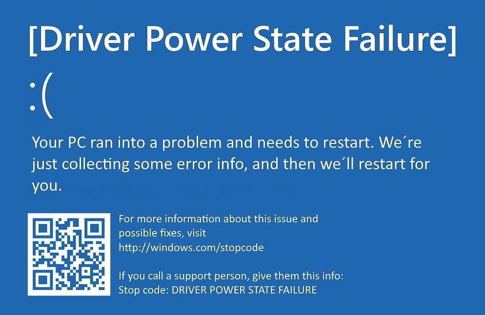 Все чаще пользователи Windows 10, 7, 8 сталкиваются с ошибкой DRIVER POWER STATE FAILURE 0x0000009f и не знают, как ее исправить В этой статье я отвечу на этот вопрос