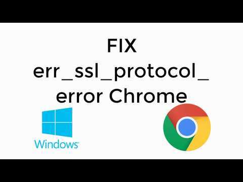 Исправить err ssl protocol error в браузере |