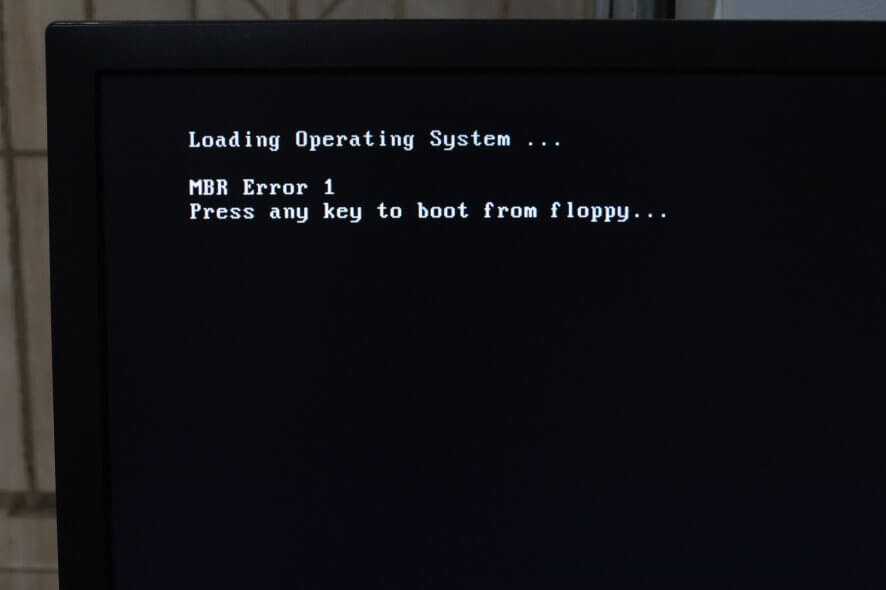 При установке виндовс пишет missing operating system