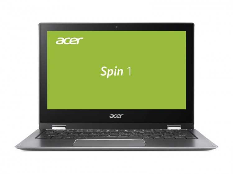 Ноутбук acer spin 1 sp111-32n-c1aj steel gray (intel celeron... купить за 24190 руб в самаре, отзывы, видео обзоры и характеристики