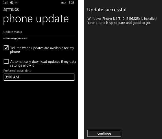 Нужна ли и возможна ли установка windows 10 mobile на смартфон с windows 8.1?