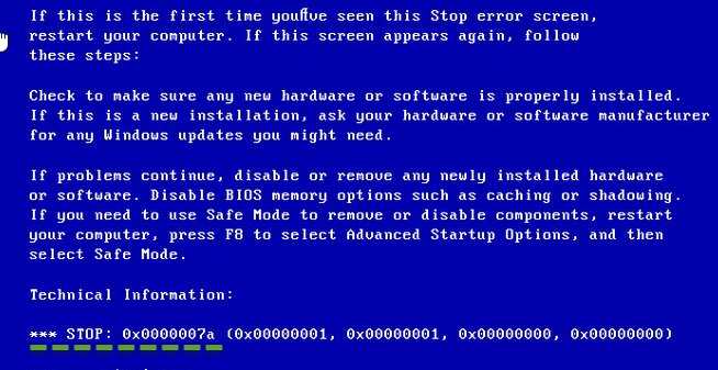 Ошибка KERNEL DATA INPAGE ERROR в Windows 10, 8, 7 – способы решения
