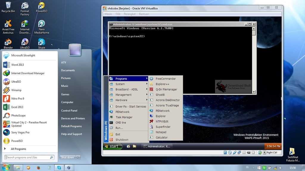 Usb загрузочная windows 7 live cd с флешки