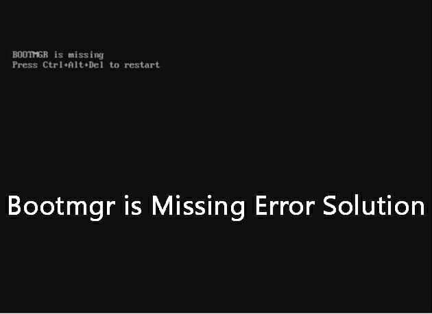 Как удалить ошибку bootmgr is missing | практика
