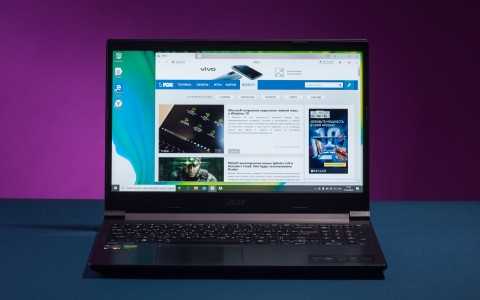 Обзор и тестирование игрового ноутбука Acer Aspire 7 A715-75G
