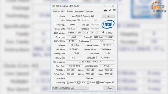 Обзор и тестирование процессора Intel Core i3-7130U