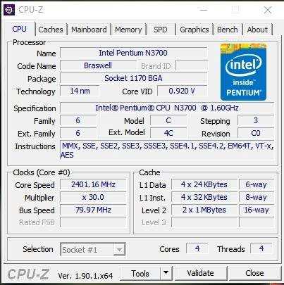 Intel core i5-3210m vs intel pentium n3710