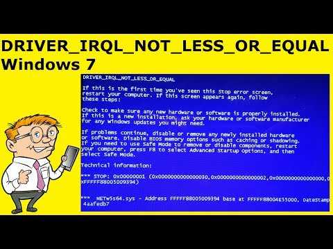 Driver irql not less or equal on windows 10 [fixed] - driver easy
