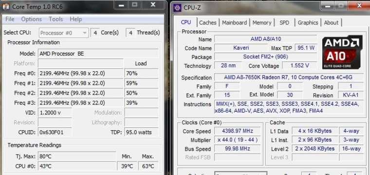 Amd a4-7210 apu (2015 m.ca) или amd a4-6210 apu r3 graphics - сравнение процессоров, какой лучше