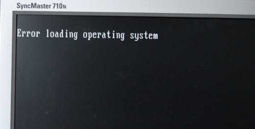 Missing operating system при загрузке с флешки