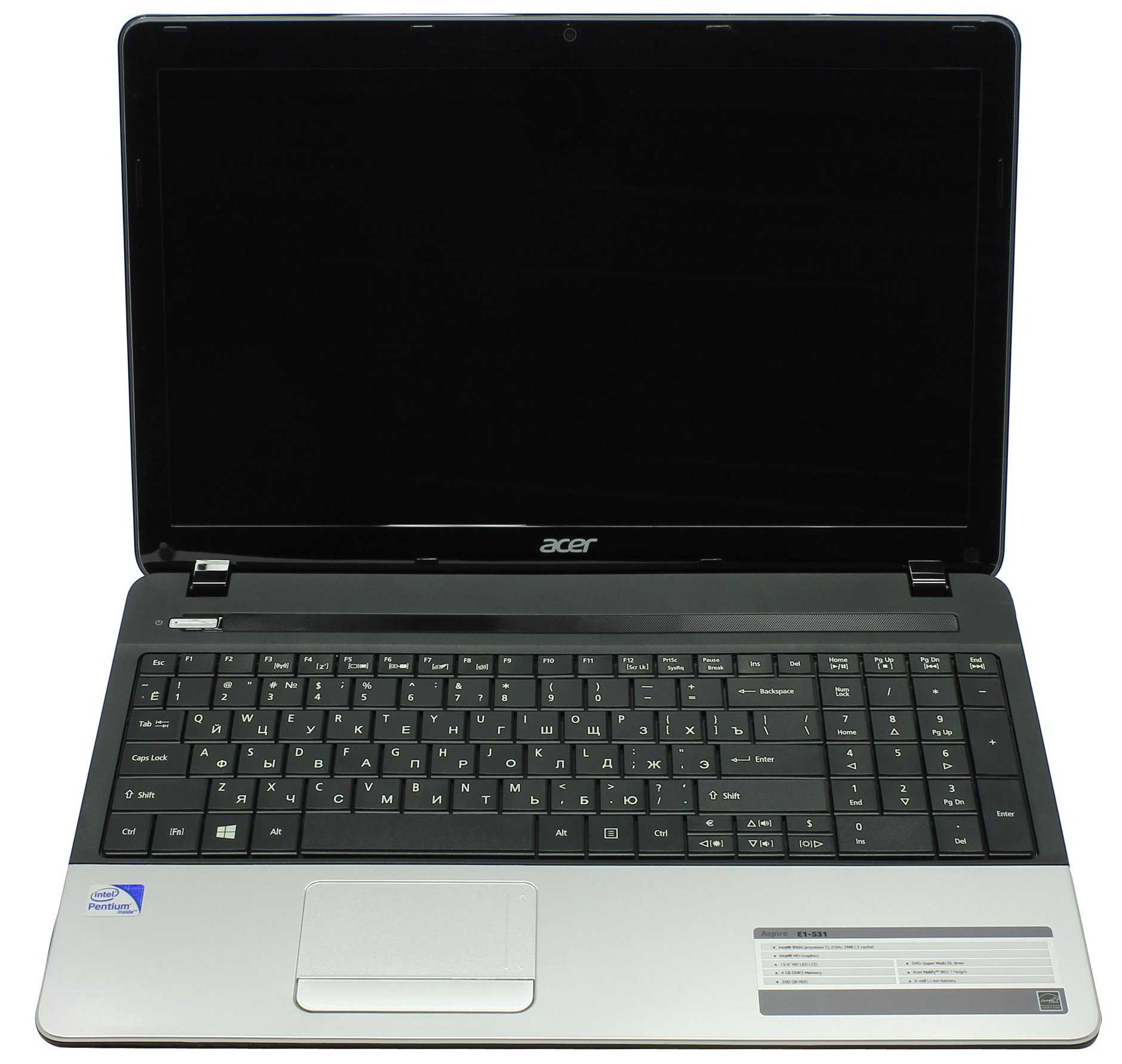 Ноутбук acer aspire e1 531-b9604g50mnks — купить в городе балашиха