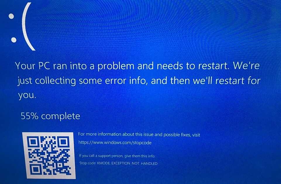 Solved: windows 10 bsod kmode_exception_not_handled overclock 2020