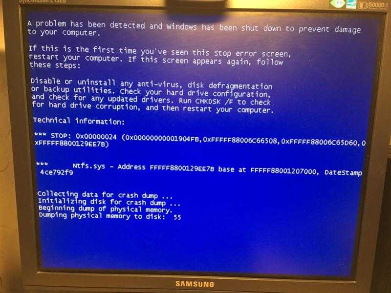 Исправление ошибки 0x00000116 в Windows 7 и 10