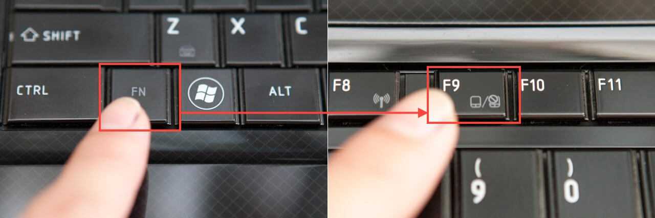 Как на ноутбуке включить или отключить тачпад