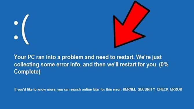How to fix kernel security check failure bsod on windows 10