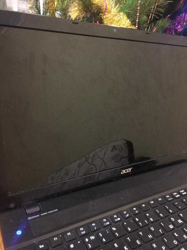 Черный экран на ноутбуке, что делать?