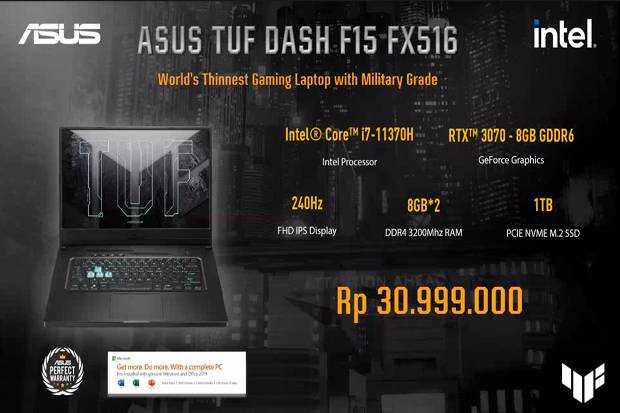 Asus tuf dash 15 i7-11370h rtx 3060 тесты производительности игровых ноутбуков