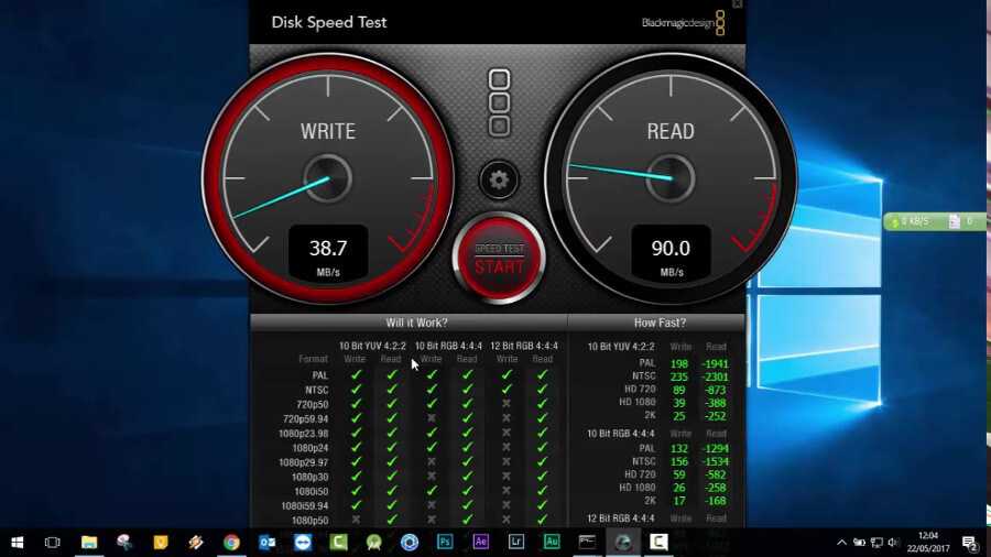 Hard drive/ssd speed test with best free disk benchmark software
