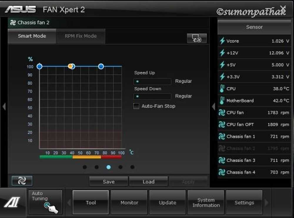 Для автоматического управления кулером ноутбука используем программу Notebook FanControl Можно выставить ручное значение скорости и управлять скоростью автоматически